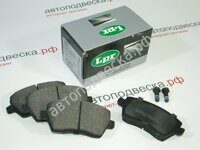 Колодки тормозные передние Веста / Ларгус LPR 05P867 (4 шт.)